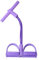 CHUNLINLAODA Corde de Tension multifonctionnelle 4 Tubes Élastique Fitness avec Pédales Poignées Élastique Sit Up Pull Corde Équipement d'entraînement pour Jambes Bras Jambes Minceur (Violet)
