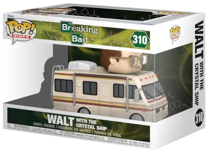 Funko POP! Rides Deluxe: Breaking Bad - Walt in RV | Offizieller Fanartikel und Merch - Vinyl Sammelfigur als Regal Deko - Geschenkidee zum Geburtstag für Fans und Sammler