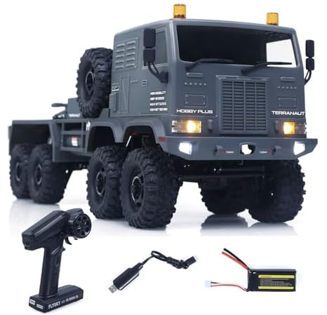 TOUCAN RC HOBBY Deutsches Lager RTR 1/18 Funks teuerung Militär-LKW 8 * 8 RC Off-Road-Fahrzeug 280 Bürsten Motor-5. Rad-Seilwinde Metall Haken Allrad-Lenkung