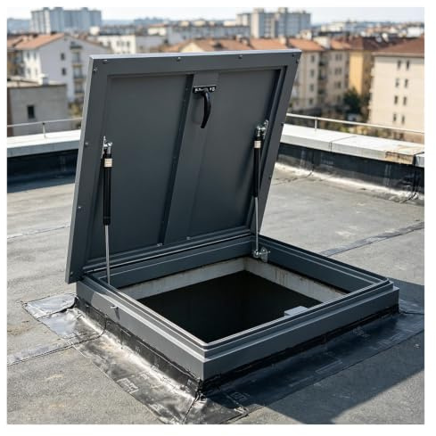 AMUFJJ Coperchio Botola Coperture Personalizzabili per Bocche di Lupo