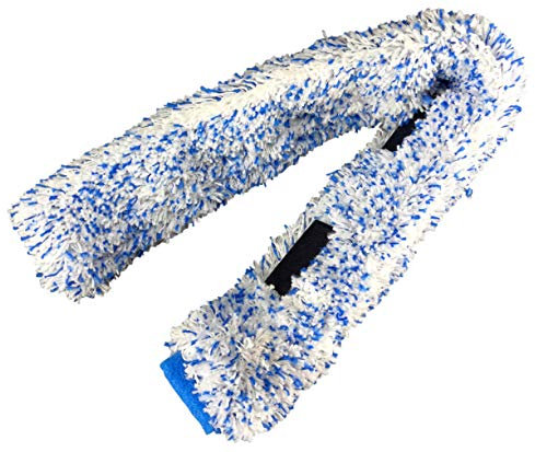 Lewi Einwaschbezug Blue Star Klettverschluss 55 cm (10015) Einwascher Fensterwischer wie Unger Fensterreinigung Fenster-Reiniger Fenstertuch Window Putz-Tuch Scheiben-Reiniger Wischmop-p Wintergarten