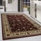 HomebyHome Vintage Teppich 300 x 400 cm Orientalischer Teppich Kurzflor - Orient Teppich Rot für Wohnzimmer, Esszimmer, Flur und Schlafzimmer - Teppich Groß mit Oeko-TEX - Carpet Living Room