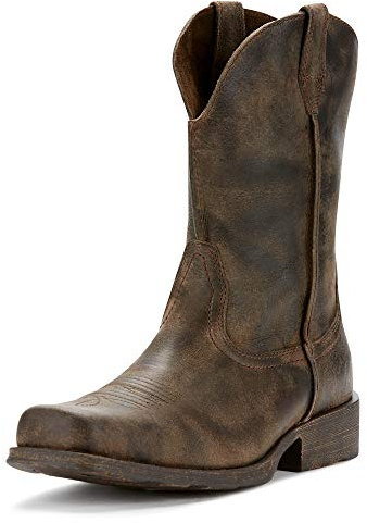 Ariat Men's Rambler Western Boot, Antiqued Grey, 10 D US