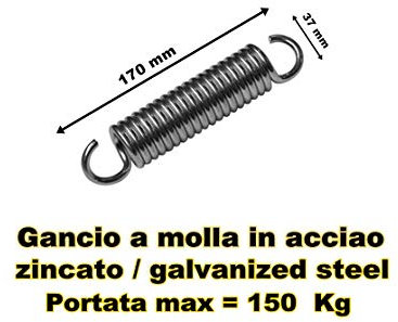 mmasport Molla Supporto appendi Sacco mollone Ammortizzatore per Sacco Boxe (2 Pezzi / 2 pc)