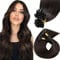 Hetto Extensions Echthaar Bonding Braun Bonding Extensions Echthaar 50 cm Dunkelstes Braun Keratin U Tip Gerade Invisible Remy Haarverlangerung 1g/s 50g #2