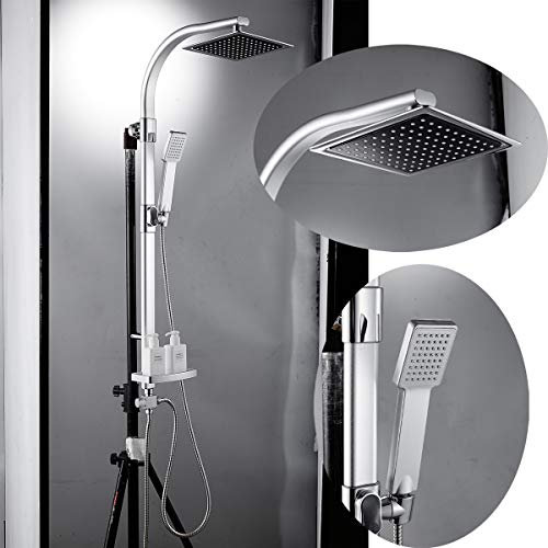 Duscharmatur Duschsystem Regendusche Duschset mit Handbrause Duschset mit Überkopfbrause Brauseset Duschstange Duschsäule