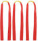 6er Ersatzgummibänder, Flache Slingshot Gummibänder, Jagd Katapulte Gummibänder, Flexible Gummilatex Katapultbänder, Gummibänder Zugbänder Band für Zwille Schleuder Steinschleuder Slingshot (rot)