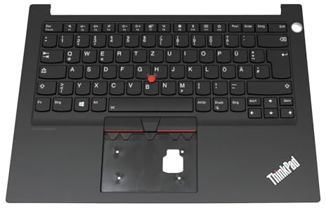 Lenovo 5M10V17046 Original Tastatur inkl. Topcase DE (deutsch) schwarz | mit Backlight und Mouse-Stick für ThinkPad E14