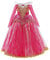 Lito Angels Vestito da Principessa Aurora per Bambina, Costume la Bella Addormentata, Taglia 5-6 Anni, Rosa Caldo, Manica Lunga