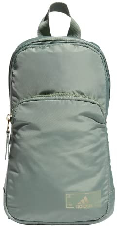 adidas Essentials 2 Sling Crossbody Bag, Silver Green/Gilver, One Size