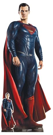 Star Cutouts SC4189 Superman Henry Cavill Cape Lifesize Cardboard Cutout With Mini Superman