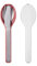 Mepal - Set de Couverts 3 Pièces Ellipse - Set de Couverts à Emporter - Composé d'un Couteau, d'une Fourchette et d'une Cuillère - Avec Étui de Voyage - Acier Inoxydable - Vivid Mauve