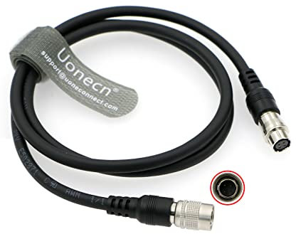 Uonecn Hirose 4 pin maschio a Hirose 4 pin femmina HR10A-7J-4P cavo di alimentazione per Sony BVM-F250 monitor.