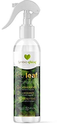 SYMBIOETHICAL - PRO, Leaf Spray, Uso Botanico ad Applicazione Fogliare Rinverdente, Lucidante Fogliare con Effetto Barriera Protettivo, Made in Italy, 500 ml