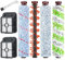 Fixbetter Hauptbürste Filter Zubehör für Bissell Crosswave 3-In-1, 1 Mehrzweck-Hauptbürste + 1 Haustier-Rollbürste + 1 Bodenbürste + 1 Teppichbürste + 2 Filter für Bissell CrossWave Staubsauger