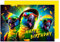 Edition Seidel Premium Geburtstagskarte mit Umschlag. Glückwunschkarte Billet Happy Birthday Humor Lustig cool Mann Frau Teenager Junge Mädchen Papagei Party (G3502 SW023)