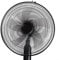 18 Inch Replacement Fan Blade, Plastic Fan Blade, Household Plastic Fan Blade 5 Leaves With Nut Cover, For Pedestal Pedestal Or Desk Fans(Transparent Black)