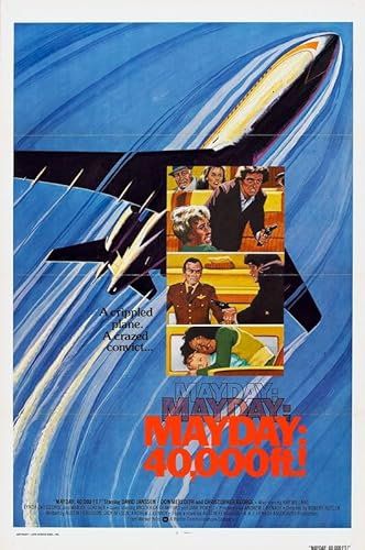 Poster Mayday 40000 Ft 01, A5, Wandkunst, Heimdekoration, Filmposter, Leinwand, Film, Kino, Retro, Vintage, Kult, klassisch, Nostargic, Saga, moderner Nachdruck, wir drucken jedes Poster für Sie,