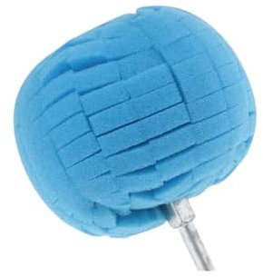 Polierkugel Blau Medium für Bohrmaschine zum Polieren von Felgen und Rädern von Automobilen, für Metall, Aluminium, Edelstahl, Kunststoff, Keramik