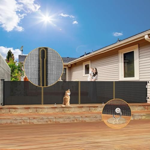 100 cm Ausziehbares Babygitter, Extra Breit, 50 cm Hoch, Extra Lang, Ausziehbare Babygitter