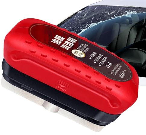 Autoglas-Ölfilm-Reiniger, Glasölfilm-Entferner für Auto - Ölfilmentferner für Glas - Autoglas-Ölfilm-Fleckenentfernungsreiniger, 120 ml, für Autofenster, entfernt Schmutz und Wasserflecken (1 stück)