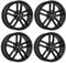 4x Dezent Felgen Alufelgen TR black 7.5Jx17 ET48 5x108 kompatibel mit Jaguar XF X-Type E-Pace XE XF