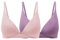 Generico Reggiseno con Chiusura Davanti Top Fucsia Donna Reggiseno a Triangolo Sexy da Donna, Bralette, Comfort, a Copertura Totale, Chiusura Frontale, Reggiseno per Abiti Scollati (Light Blue, XL)