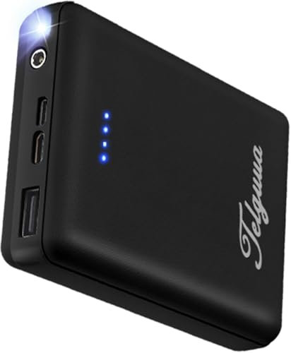 Telguua Rechargeable Battery Pack 14400mAh 7.4 V/Power Bank Ersatz-Akkupack Wiederaufladbarer Akku/Powerbank für beheizte Jacke