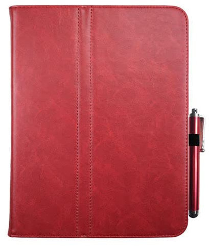 Huanghua Spot es adecuado para Samsung P5200 P5210 funda protectora de piel para Galaxy Tab 3 10.1 (rojo)