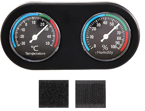 Hermosiey Reptile Tank Thermometer Hygrometer Temperatur Luft Feuchtigkeits Überwachung Für Vivarium Terrarium