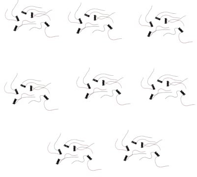 Reinscer 40Pcs 23A/A23 Battery (12V) Clip Holder Box Case Black