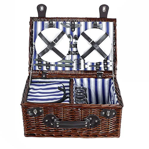 WDSOPK Besteckset, 4-Teilig, Edelstahlgeschirr, Inklusive Messer, Gabel, Löffel Und Eleganter Box, Für Zuhause, Hotel, Restaurant, Als Geschenk Zum Einzug(B-46X31X20Cm)