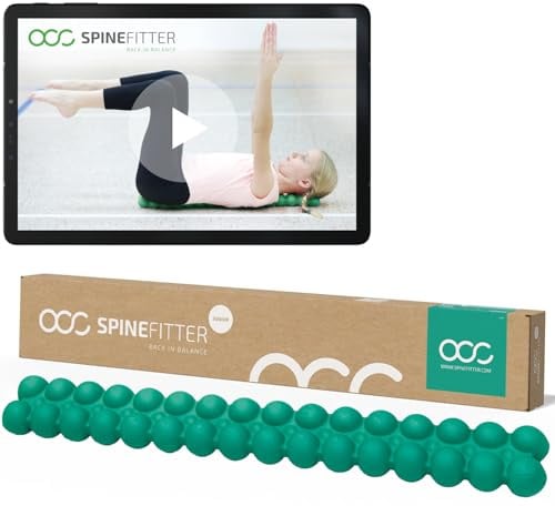 SISSEL® SPINEFITTER® Junior Ocean | Rückendehner für Kinder & Jugendliche | Rückenstrecker für Haltung, Reha & Therapie | Rückentrainer | 16 Kugelpaare