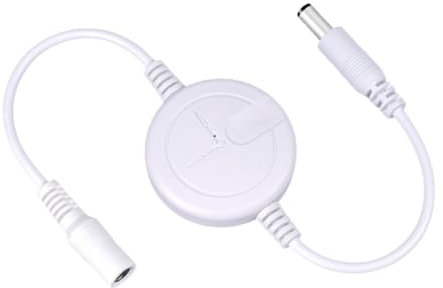 Uxsjakjsd DC5V-15V Router Rebooter Reset Cable 72 Hours Automatic Restart for WiFi Bridge Repeater Cat White