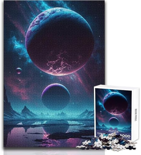 Puzzle für Erwachsene, 1000 Teile, Merkur-Motiv, Knobelspiel für die ganze Familie, ideal für den Urlaub zu Hause, Geschenkidee, Größe: 38x26cm