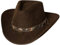 Stars und Stripes Wollhut Westernhut Country Filzhut Damen Herren Outdoor »EL Dorado« Braun Gr.57