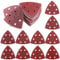 Glarks 50 pezzi 90 mm / 3,5 pollici triangolo topo dettaglio levigatrice carta vetrata gancio e anello assortiti 40/60/80/120/180/240/400/600/800/1000 grana per levigatrice orbitale casuale (6 fori)