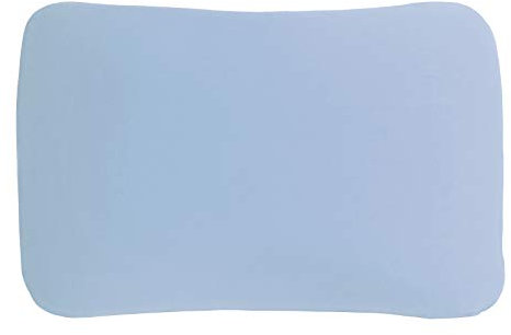 Edda Lux Bezug passend für Tempur Arch und Tempur Symphony S und M Schlafkissen, Softer Jersey Kissenbezug mit Reißverschluss, aus 100% Baumwolle, in Hellblau