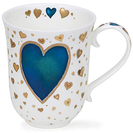 Dunoon Tasse aus feinem Porzellan hergestellt in England spülmaschinenfest 330 ml Braemar Form Knochenporzellan Shakespeare Romeo
