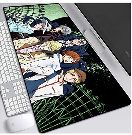 ITBT Mouse Pad Bungo Stray Dogs XL Gaming Mauspad, 700x300mm Anime Mousepad, Höchstmaß an Präzision, extra stark vernähter Rand, gummierte Unterseite, Desktop Computer,H