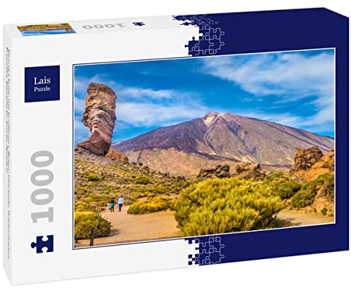 Lais Puzzle Pico del Teide mit berühmter Roque Cinchado-Felsformation, Teneriffa, Kanarische Inseln, Spanien 1000 Teile