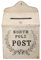 KEYHOMESTORE Briefkasten North Pole Post Eisen Antike Beige zum Aufhängen - Höhe 40 cm