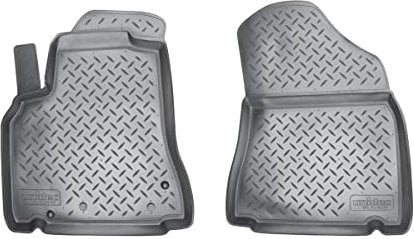 Recambo 3D Gummi Fußmatten kompatibel für Citroen Berlingo | Typ B9 | BJ 2008-2018 | Auto Gummimatten | Passgenau | mit Rand | schwarz | vorne