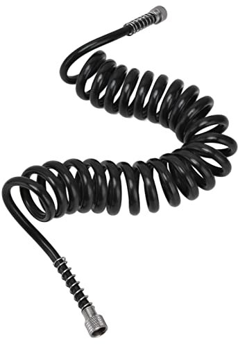 Uadme Druckluft Spiralschlauch Luftkompressorschlauch Polyurethan-R¨¹cksto? Hochleistungs-Spiralluftschlauch Polyurethan-Luftkompressor-Spiralschlauch Kupplung und Stecker aus massivem Messing Recoil