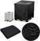 IBC Tank Abdeckung, IBC Tank Zubehör 420D Tank Schutzplane mit Reißverschluss Wassertank Staubdichte Anti-UV wasserdichte Schutzabdeckung für 1000L IBC-Tank Container Cover Regenwassertank