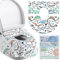 YIHATA 20 Stück Einweg Toilettenauflage Toilette Auflage Toiletten Sitzbezug für Kinder und Erwachsene Universal Töpfchentraining Toilette Töpfchentraining Liners Reisezubehör, einzeln verpackt
