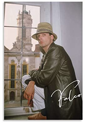 ACIDI Leinwandplakat 30 * 50cm Falco Poster Dekoration Wohnzimmer Schlafzimmer Malerei Kein Rahmen