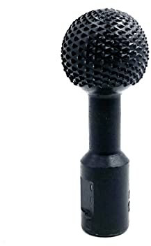 1Pcs Sphere Rotary Burr,40mm Ball Chisel File Grinding Heads Attachment Tool with 0.55inch Threads for 115/125 Angle Grinder Milling Cutter