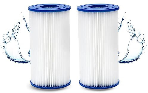 HAFIX® Poolfilter Pool Filter für Whirlpool Pool Gr. III. Filterkartuschen Filter Kartuschenfilter für Poolpumpe Typ A. Filterkartusche für Swimmingpool. Papierfilter Cartridge Wasserfilter Pool 2 St.