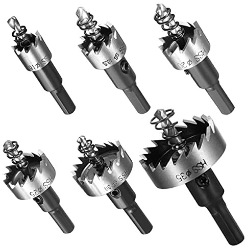 Edelstahl Bohrkrone Lochsäge Lochbohrer für Holz Metall Aluminium Gusseisen Durchmesser 12-100MM (40MM)